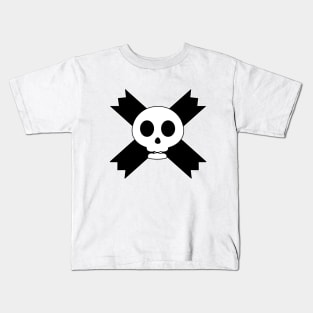 Crossbones Eternity - Skull with Cross Sign Kids T-Shirt